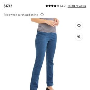 Soft pull on jeans. Washed but not worn